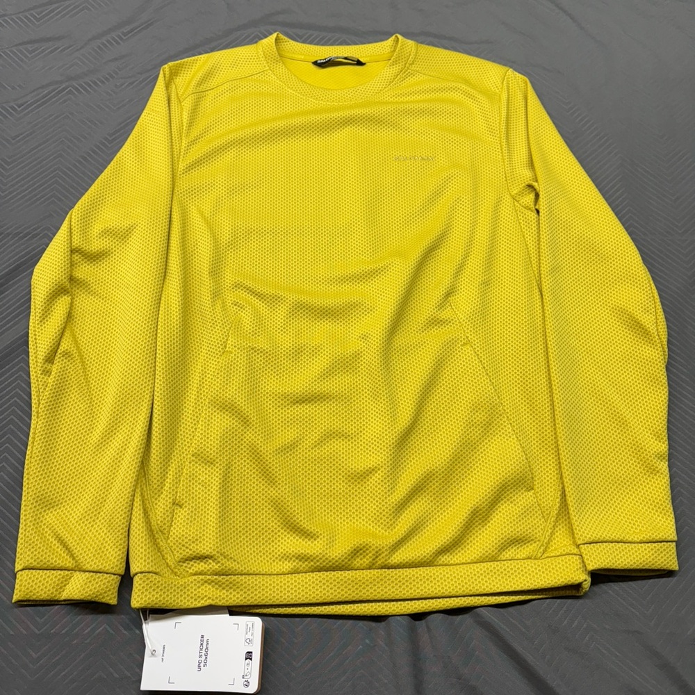 Salomon Men’s NWT Motomesh Crewneck Cress Green Size S